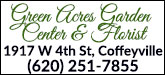 Green Acres Garden Center & Florist Sponsorship Banner
